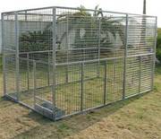 Galvanised Sectional Dog Run