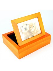 Stafford wooden pet Urns for small dog 
